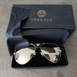 Versace Metal Frame Aviators OVE2150Q STYLE